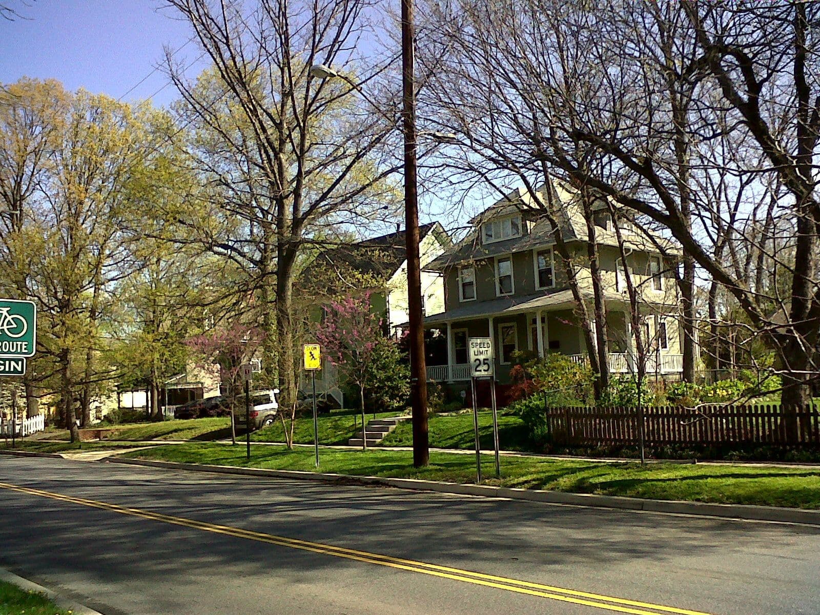 A large Victorian house in the Takoma Park, Maryland historic district